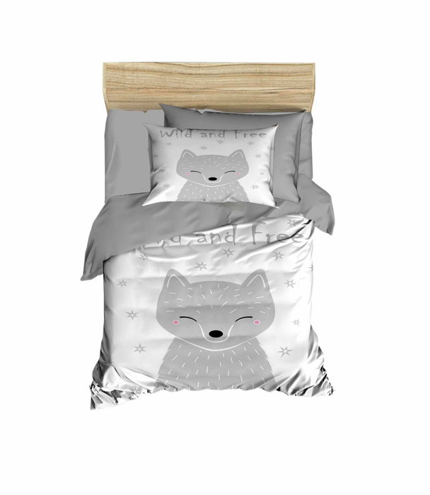 L'essentiel linge de maison Juego de funda nórdica PH1102 Gris y Blanco L'essentiel linge de maison Juego de funda nórdica PH1102 Gris y Blanco
